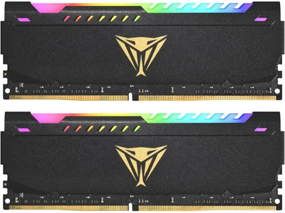 Модуль пам'яті Patriot 32 GB (2x16GB) DDR4 3600 MHz Viper Steel RGB (PVSR432G360C0K)
