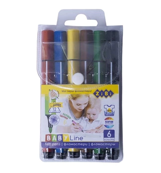 Фломастеры мои первые фломастеры, 6 шт, JUMBO