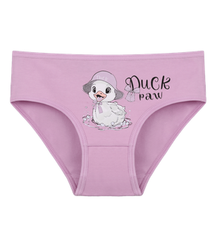Трусы слипы для девочки с принтом DUCK paw - Donella - 4171PB63 - 86-92 см - Розовый
