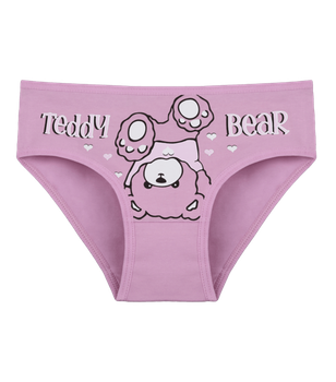 Трусы слипы для девочки с принтом Teddy BEAR - Donella - 4171PB113 - 98-104 см - Розовый