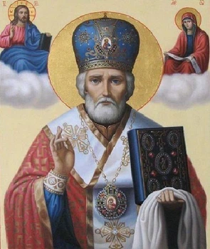 Алмазная мозаика ColorArt 40x50 Святой Николай SP124