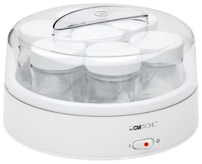 CLATRONIC JM 3344 – йогуртниця на 7 скляних стаканів, потужність 15 Вт