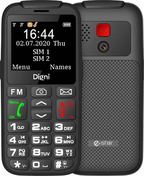 Telefon komórkowy eSTAR Digni Talk black (DIGNITALK)