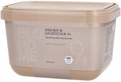 Висвітлюючий порошок Schwarzkopf Professional Blondme Premium Lightener 9+ 450 г (4045787931600)