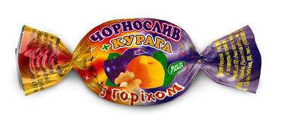 Цукерка Чорнослив та курага з горіхом АМЕТИСТ ПЛЮС вагова 1000г (213815)