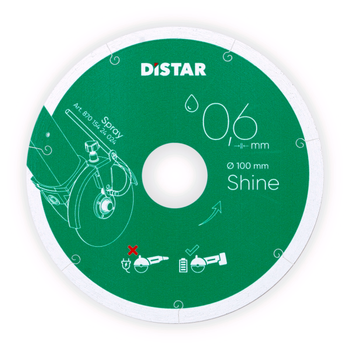 Алмазний відрізний круг Distar Shine 1A1R (101.6х0.6х22.23 мм) (11133034025)