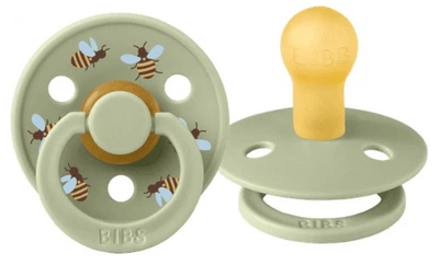 Класична латексна пустушка BIBS Colour STUDIO Bumblebee Friends Sage 0-6 міс. розмір 1