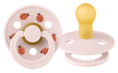Класична латексна пустушка BIBS Colour STUDIO Ladybug Friends Petal 0-6 міс. розмір 1