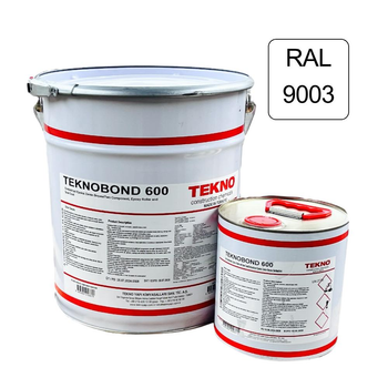 Эпоксидная краска для бетонного пола Teknobond 600 20 кг Белая (RAL 9003)