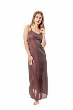 Платье-комбинация макси Felisiya Lingerie Сливовое вино 501-7803 L