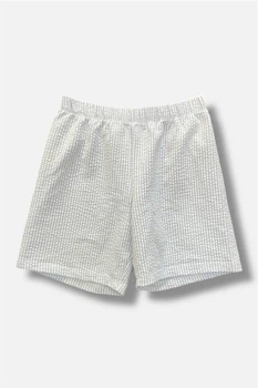 Шорти піжамні H&M 271160693 122 Блакитний/Білий