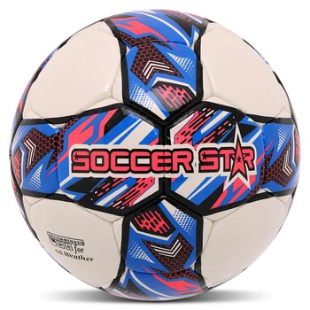 Мяч футбольный размер №5 Soccer Star To-Town 4503 White-Multicolor