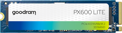 SSD диск Goodram PX600 Lite 512 GB M.2 2280 PCIe 4.0 x4 NVMe 3D NAND (SSDPR-PX600L-512-80)