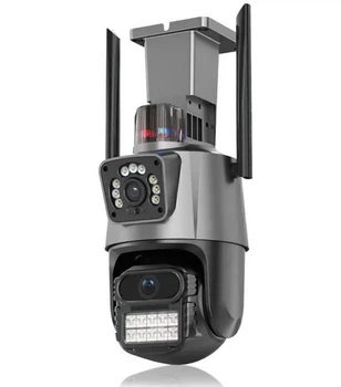Уличная Wi-Fi IP-камера 8MP P11-QQ6 двойная оптика черная защита от воды IP66