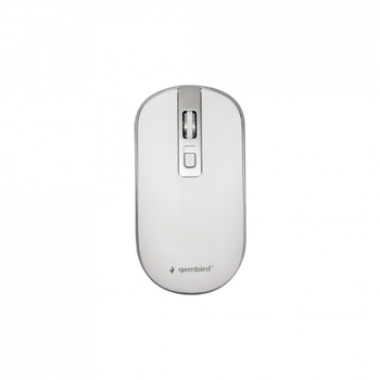 Мышка Gembird MUSW-4B-06-WS Wireless White-Silver (MUSW-4B-06-WS) (230288)