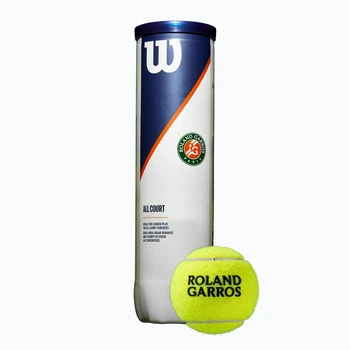Тенісні м'ячі Wilson Roland Garros ALL CT 4 BALL WRT126400