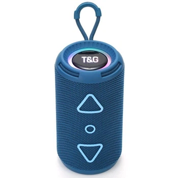 Bluetooth-колонка TG656, з RGB ПІДСВІЧУВАННЯМ, speakerphone, радіо, blue