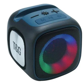 Bluetooth-колонка TG359 з RGB ПІДСВІЧУВАННЯМ, speakerphone, радіо, black