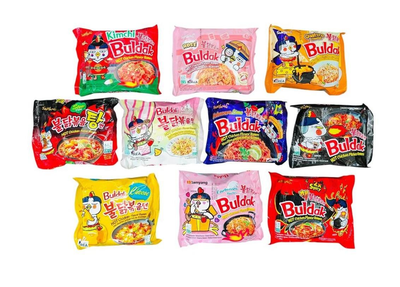 Лапша рамен дуже гостра Samyang Buldak Hot Chiken MIX V1 10*140 грам (сет із 10 штук)