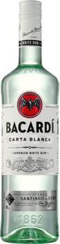 Ром Bacardi Carta Blanca від 6 місяців витримки 0.7 л 40% (5010677012546)