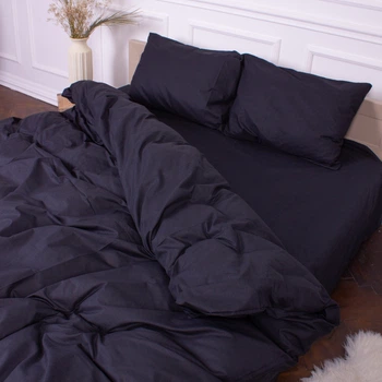 Підковдра Mirson Бязь 16-9000 Black Stone 143x210 см (2200005898093)