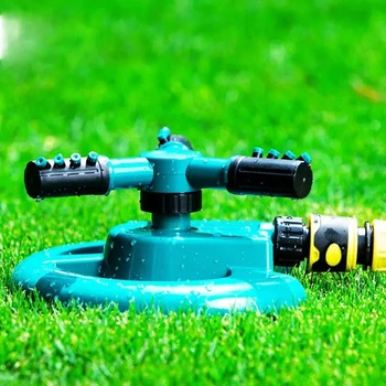 Зрошувач для поливу газону спринклер круговий дощувач 360 Lawn Water Sprinkler / ART-5059 Блакитний