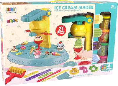 Набір для творчості LEAN Toys Морозивниця з формочкою для приготування десертів та морозива 12172 (5904665999134)