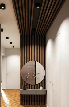 3D панель Walldeco реечная полимерная 2900х115мм (D402-112)