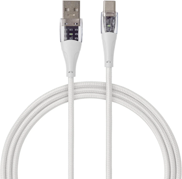Kabel Qualo Recycling USB Type-A – USB Type-C 1.5 m White (5907457783423)