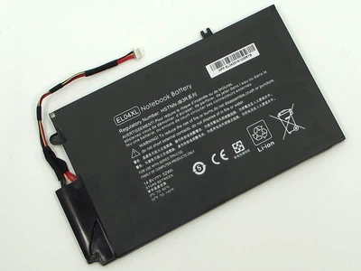 Батарея EL04XL для ноутбука HP ENVY TouchSmart 4-1000, 4-1100, 4-1200, SLEEKBOOK: 4T-1000 series (HSTNN-IB3, EL04) (14.8V 3400mAh 52Wh) (64570)