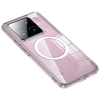 Чехол - накладка Omeve Glass Ring для Xiaomi 15 transparent