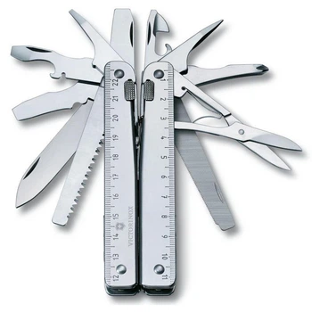 Мультитул Victorinox Swisstool X 115мм 28 функций чёрный кожаный чехол (28)