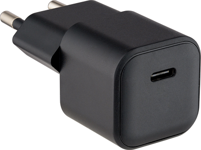 Ładowarka sieciowa Qualo Nano PD 20W USB-C Black (5907457773240)