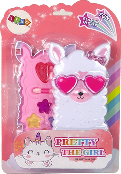 Zestaw piękności LEAN Toys z kosmetykami Lama z błyszczykami Różowy 13217 (5905323214194)