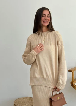 Джемпер вязаный Katrin Бежевый L/XL