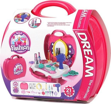 Walizka toaletka LEAN Toys Dream kosmetyczna z suszarką 1782 (5905884457245)