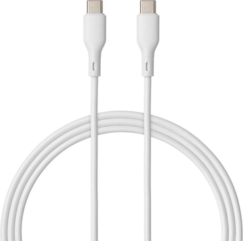 Kabel Qualo Recycling USB Type-C – USB Type-C 1.5 m White (5907457783447)