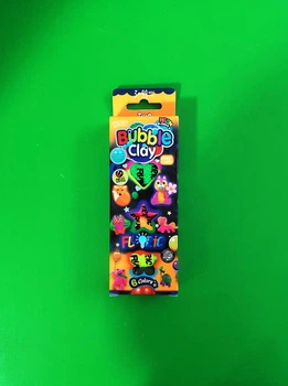 Креативна творчість. BUBBLE CLAY. FLUORIC. 6 кольорів. (BBC-FL-6-01U,02U). Danko Toys