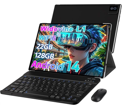Планшет 10.1" Biegedy B29 6+16/128Gb 8 ядер Android 14 8000 mAh Чорний