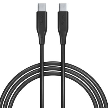 Kabel Allity AUC-02 USB-C - USB-C 1 m 100W Black (5906667550276)