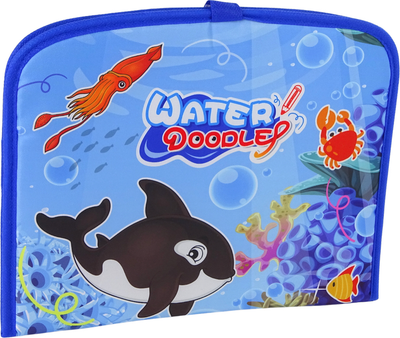 Mata wodna LEAN Toys do rysowania składana w teczkę z pisakiem wodnym Znikopis 12739 (5905214977771)