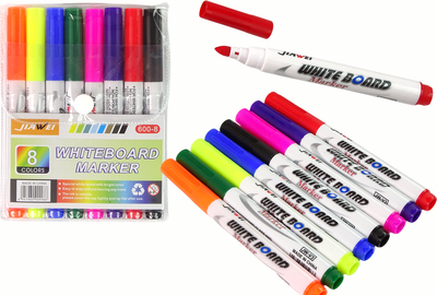 Zestaw flamastrów wodnych LEAN Toys Magiczne Pisaki do rysowania na wodzie i szkle 8 szt 12863 (5905323210264)