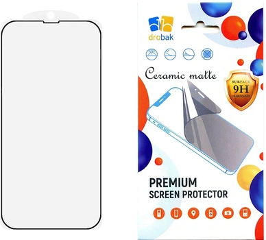 Защитное стекло для смартфона Apple iPhone 12 Pro Max Drobak Matte Ceramics (474734)