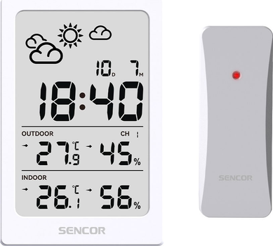 Метеостанция Sencor SWS2300W білий
