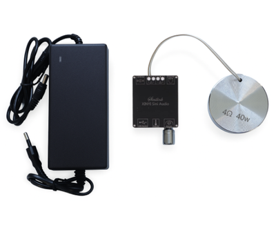 Виброколонка 40 Ватт в комплекте - Усилитель Sinilink XY-C50L + Вибродинамик 40W-4ohm + Блок питания