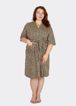 Халат жіночий Bahar леопард 4XL (артикул 3500-4)