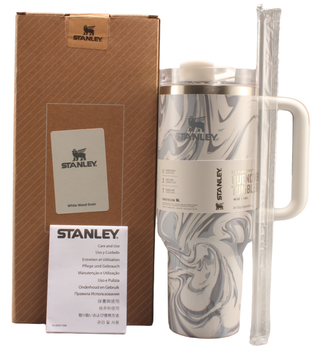 Термос термокружка Stanley Quencher H2.0 Tumbler из нержавеющей стали 1,18 л KT6007810 Gray Marble