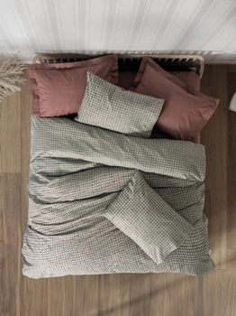 Постільна білизна Cotton Box Petite Mote Kiremit ранфорс євро