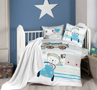 Постільна білизна для новонароджених з пледом First Choice Baby Digital Satin Nirvana Joyce