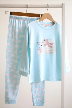 Пижама Elmas Kids 128 см Голубой (4520734006049)